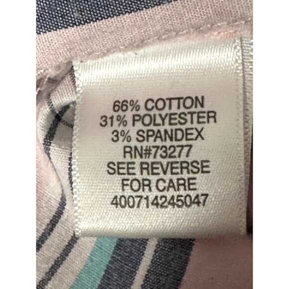 Sonoma men's pink plaid button down dress shirt size XL - Picture 5 of 6